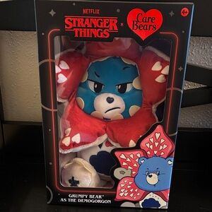 Care Bears Grumpy Bear Demogorgon Plush - Blue and Red